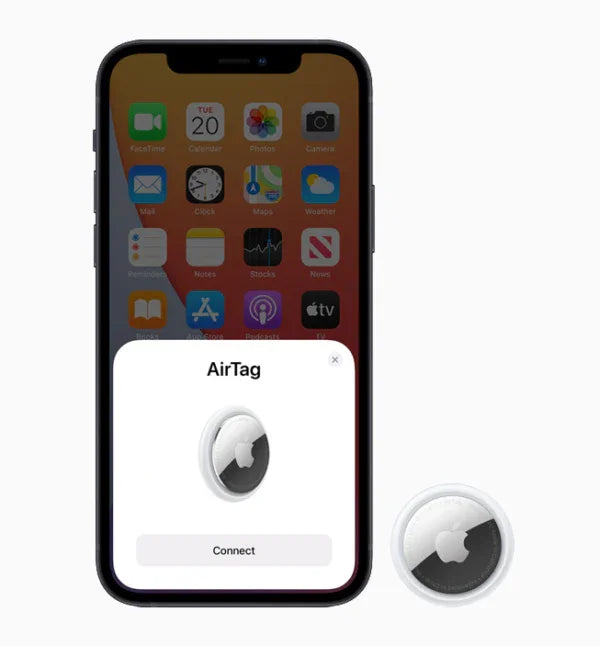 Apple Airtag 1 Pack - White - Tashqila Apple Airtag 1 Pack - White - Tashqila